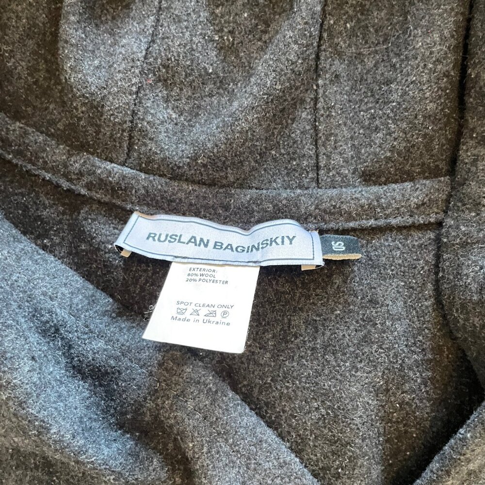 Ruslan Baginsky Houstka Headscarf in Dark Gray - Picture 7 of 7